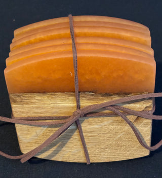Coaster Set Oak/Maple