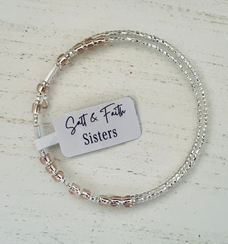 Morse Code Bracelet Sisters