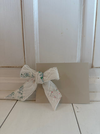 Vintage Quilt Hair Bow