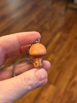 Mushroom keychain
