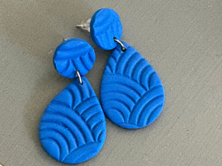 Royal Blue Teardrop Earrings