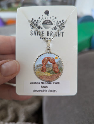Arches National Park Clay Necklace